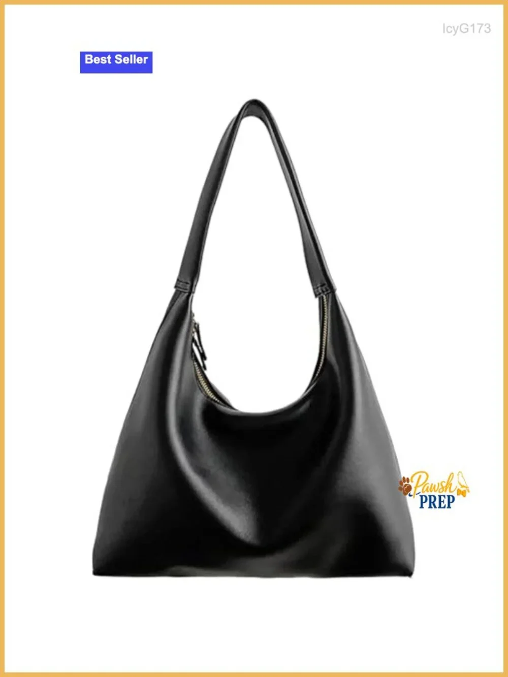 Women's Slouchy Vegan Leather Hobo Bag Shoulder Purse Tote Handbag